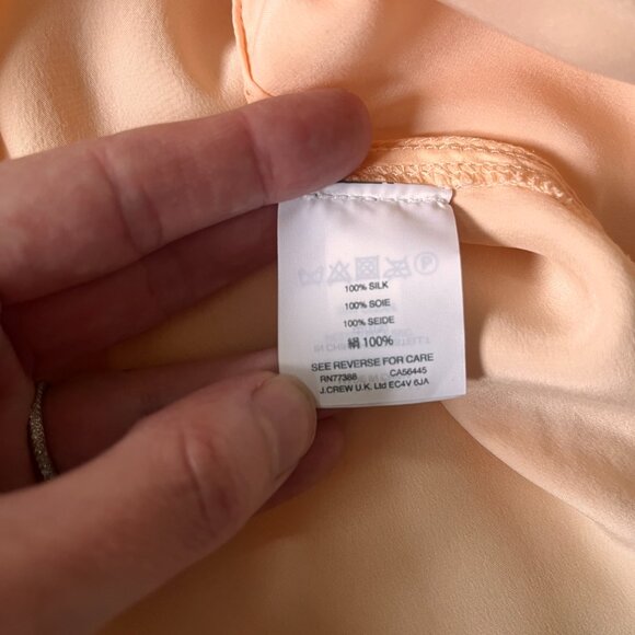 J. Crew 2011 Blythe Shirt in "iced peach" sz 14 - Picture 3 of 5